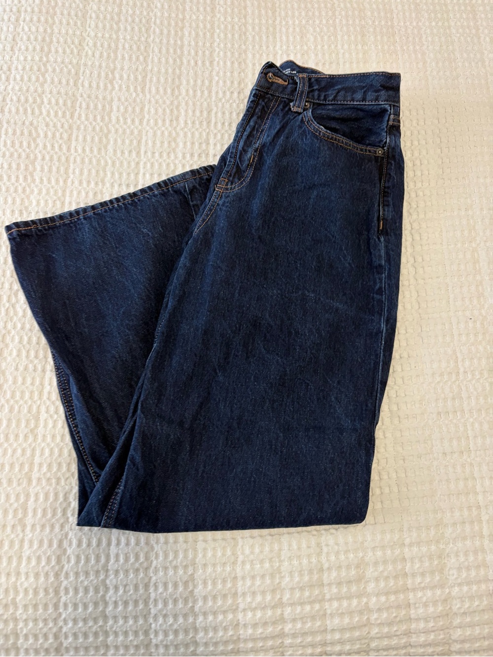 Classic Dark Blue Baggy Jeans